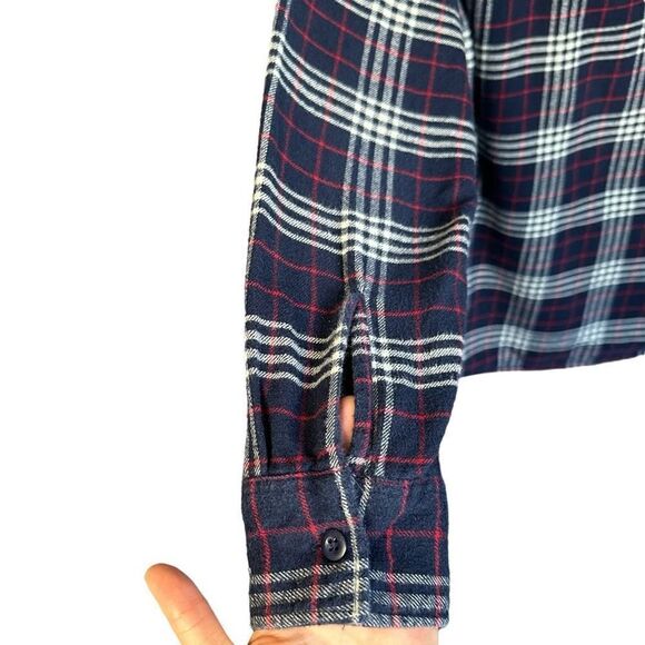 American Eagle Outfitters Flap Pocket Casual Plaid Button Down M - Picture 4 of 6